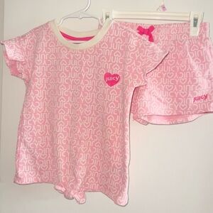 Girls Juicy Couture short set Size 7
